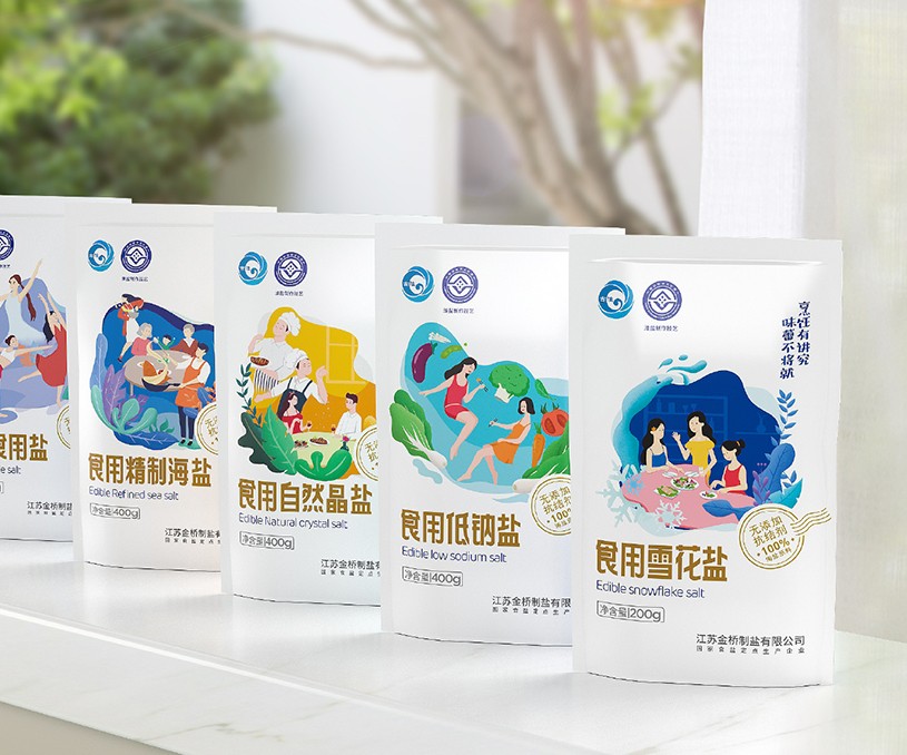 金橋古淮系列鹽包裝設計